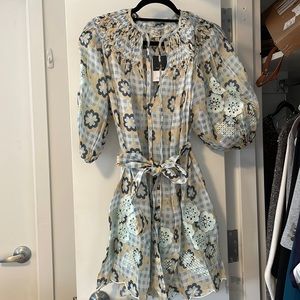 Cute checkered floral dress